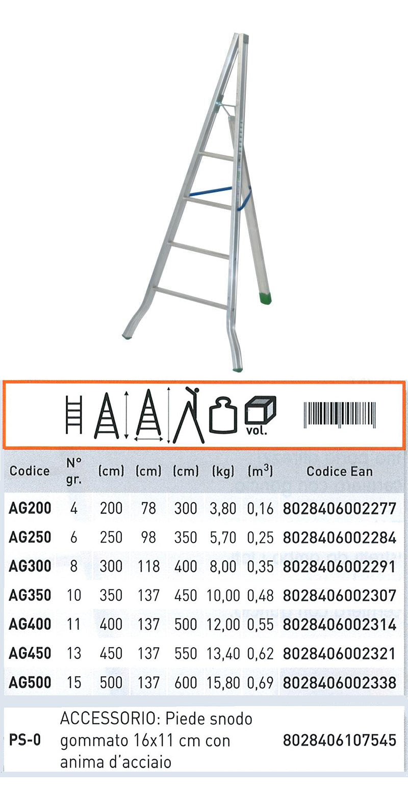 Agri 4 gradini - Art. AG200