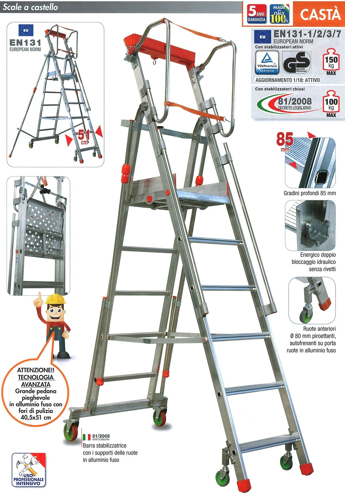 Casta 10 gradini