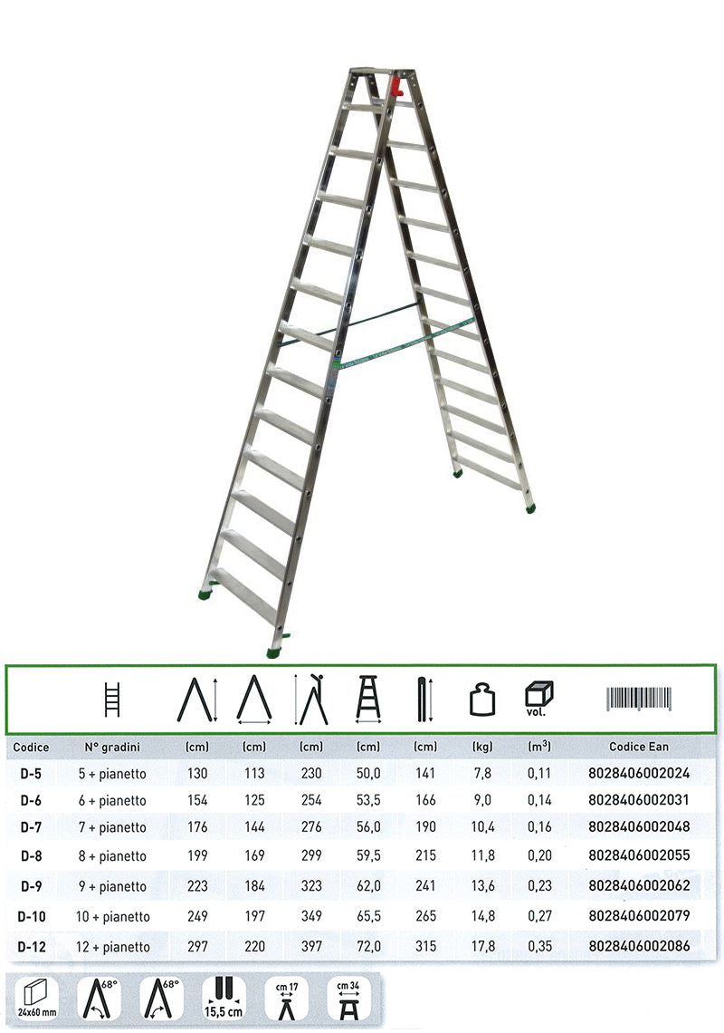 Dupla Gradini 12 + pianetto - Art. D-12
