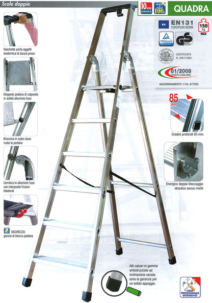 Quadra 12 gradini + pedana - Art. Q60/13